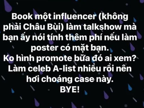 Một YouTuber 'có tên kết bằng một tiếng gọi' bị tố đòi thêm phí nếu làm poster có thêm mặt gây tranh cãi khắp MXH