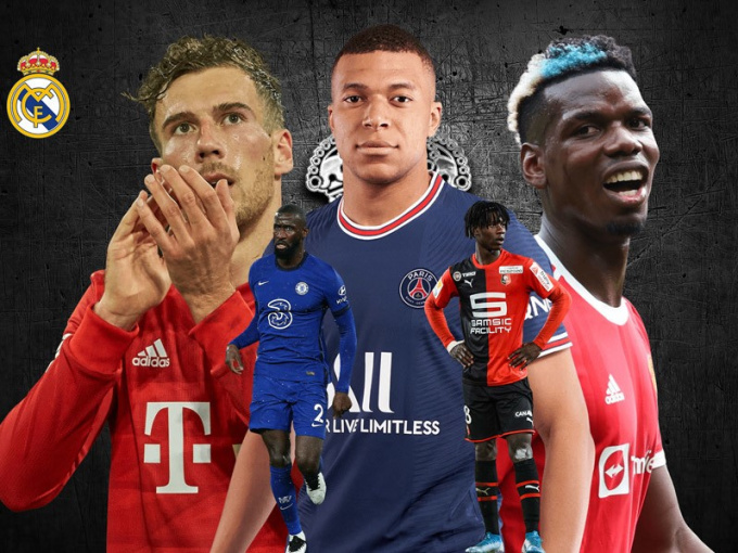 Real Madrid chấm 5 ngôi sao miễn phí hè 2022