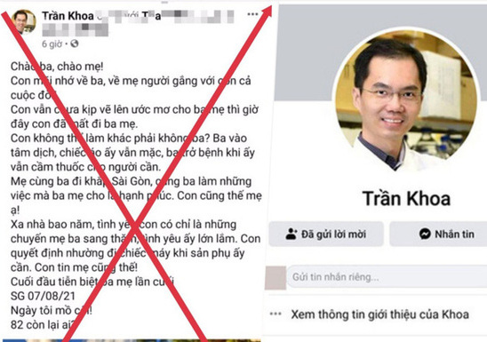 TP.HCM: Xử phạt chủ tài khoản Facebook Ngân Hà Trần liên quan đến vụ "bác sĩ Khoa"