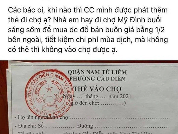 Hà Nội: Dân chung cư bức xúc vì bị dừng phát phiếu đi chợ, Ban quản trị nói 'chỉ có hơn chục cái' trong khi phường đã phát 1.000 phiếu?