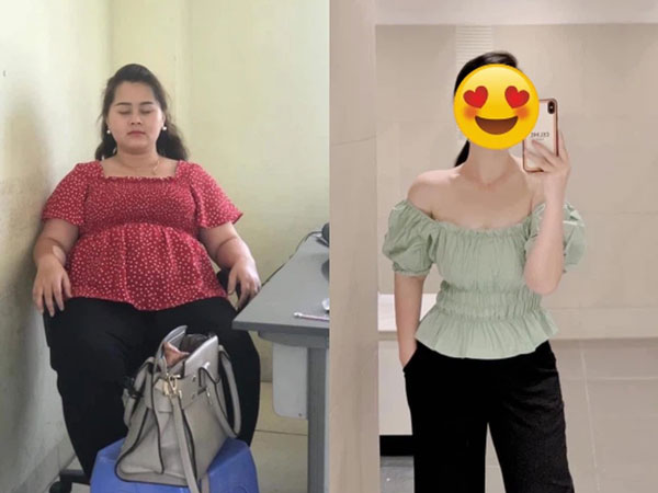 Giảm 34kg trong 1 năm, cô gái có màn 'lột xác' ngoạn mục khiến người xung quanh 'không thể tin được'