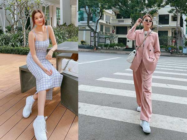 Kiểu giày U40 Thanh Hằng không thể sống thiếu, chẳng trách mặc gì cũng sành điệu và trẻ trung hơn tuổi