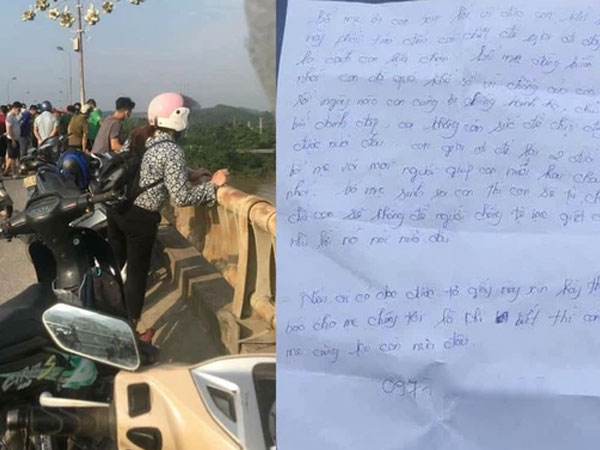 Thông tin bất ngờ vụ cô gái nghi nhảy cầu, để lại thư tuyệt mệnh tố chồng bạo hành: Đã liên lạc với gia đình