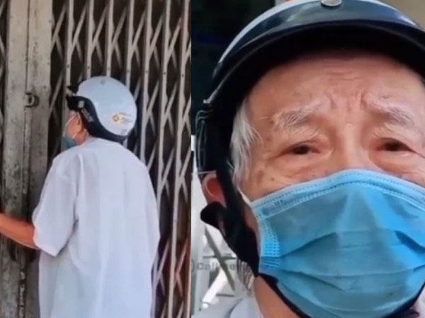 Thông tin bất ngờ về hoàn cảnh cụ ông bật khóc vì không mua được gạo về nấu cháo cho vợ trong đoạn clip gây sốt MXH