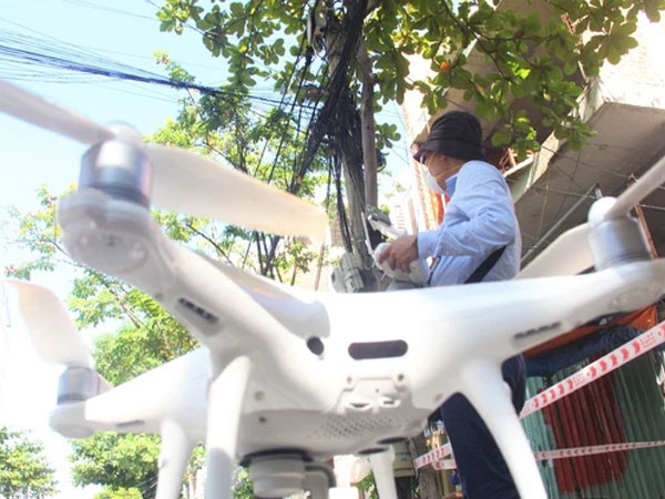 Đà Nẵng bắt đầu dùng flycam, camera di động để giám sát 'ai ở đâu ở yên đó'