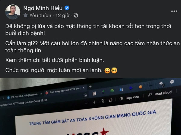 Hiếu PC tiếp tục 'chỉ điểm' bảo mật trên TikTok, Facebook, Zalo: Có nhiều rủi ro mà ai cũng phải đề phòng