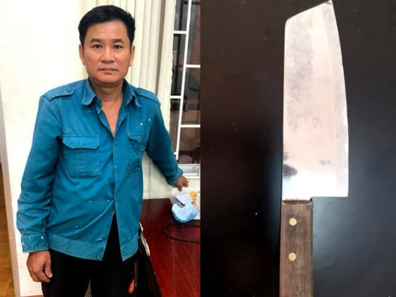 'Thông chốt' không thành, dùng dao chém Công an viên