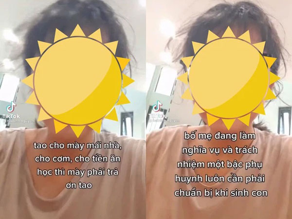 Đăng clip phán: 'Cha mẹ sinh con thì phải có nghĩa vụ cho cơm, cho ăn học', em gái bị dân tình ném đá dữ dội