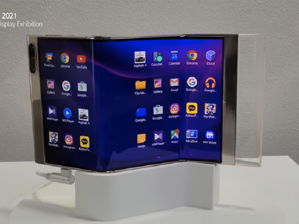 Xuất hiện nguyên mẫu điện thoại Samsung với màn hình gập hai lần