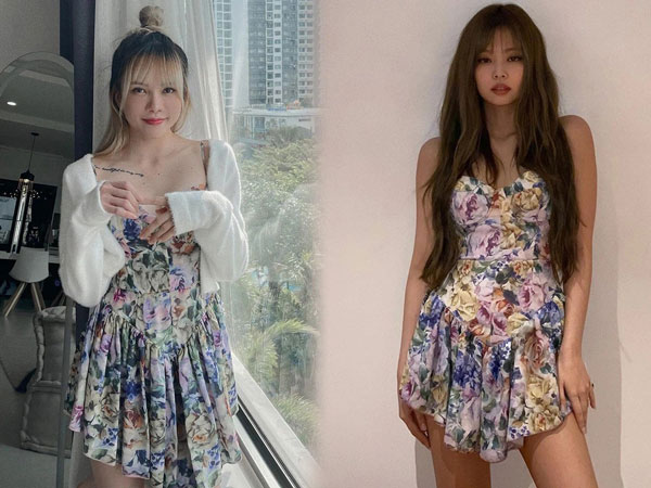 Váy Jennie mặc từng bị chê xấu thảm họa nay Thiều Bảo Trâm cosplay lại nhưng 'lệch sóng' toàn tập