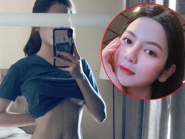 Vén áo khoe eo con kiến, bồ tin đồn Quang Hải để lộ cả đường chân ngực lấp ló