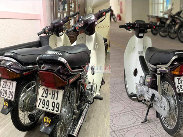 Bộ ba chiếc Honda Dream biển đẹp giá hơn 600 triệu của dân chơi Hà Nội