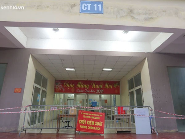 Hà Nội: Phong toả chung cư tại quận Hai Bà Trưng liên quan 7 ca F0 trong cùng một gia đình