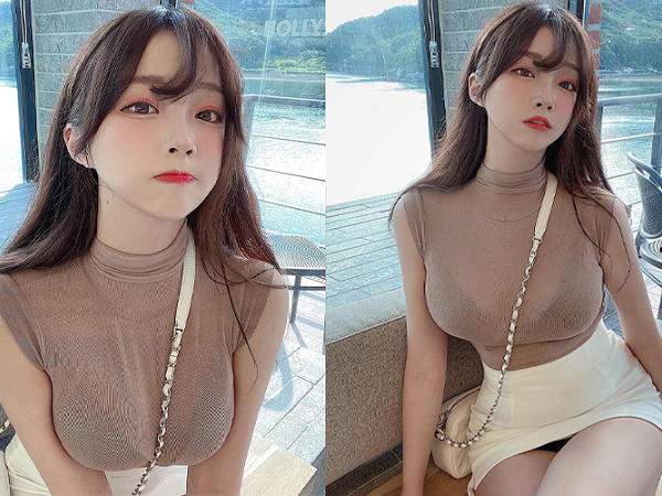 Khoe vòng một khủng qua lớp vải mờ ảo, nữ streamer nổi tiếng khiến người xem 'ngộp thở'