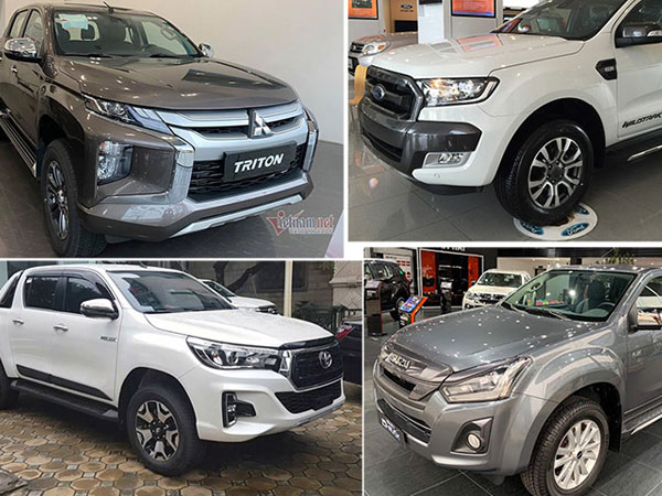 Bán tải tháng 8: Mazda BT-50 trỗi dậy, Isuzu D-Max mất tích