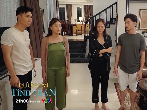 Bộ đồ lụa chia cách tình chị em Hương Vị Tình Thân: Nam mất điểm trong chớp mắt, Thy giản dị vẫn sang