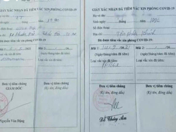 Nam thanh niên ở Bình Dương khai gian để được tiêm mũi 2 vaccine: 'Em đánh liều đi tiêm để sớm được về quê'