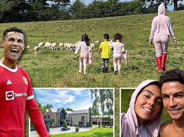 Ronaldo và gia đình phải rời khỏi biệt thự gần 200 tỷ đồng chỉ sau 2 tuần vì... sợ tiếng cừu kêu