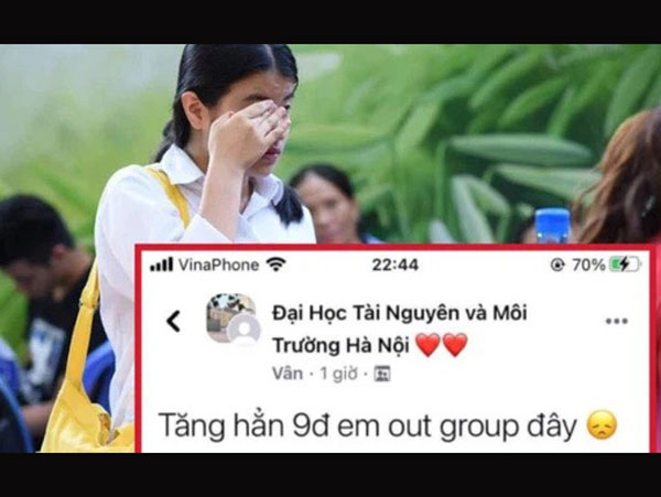 Sĩ tử thi tốt nghiệp điểm cao vẫn rớt ĐH vì điểm chuẩn tăng tới 9 điểm, đành ngậm ngùi out group trường