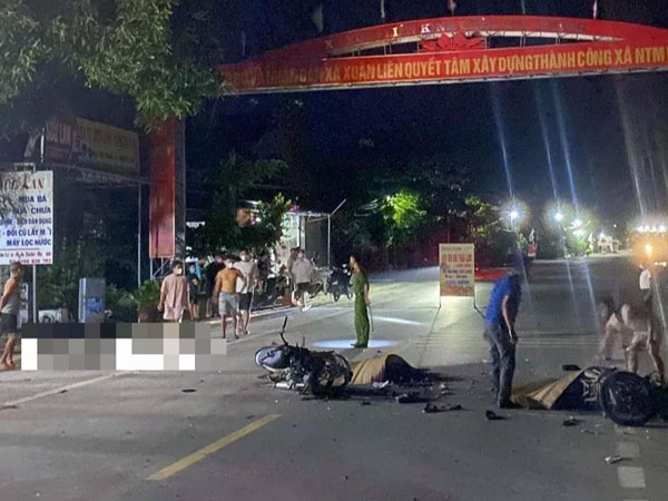 Điều tra vụ tai nạn 2 xe máy đâm nhau khiến 4 thanh niên trẻ tuổi thương vong