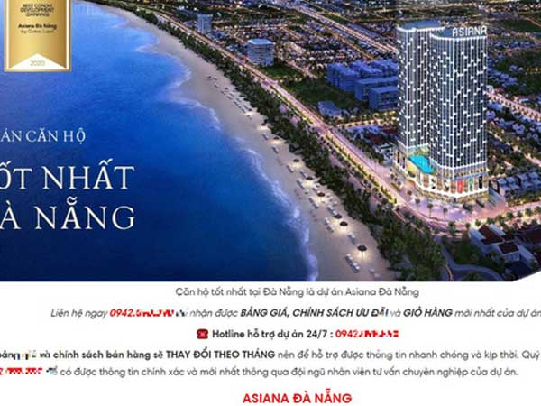 Đà Nẵng: Cảnh báo tình trạng rao bán căn hộ tại 2 dự án chưa được cấp phép kinh doanh