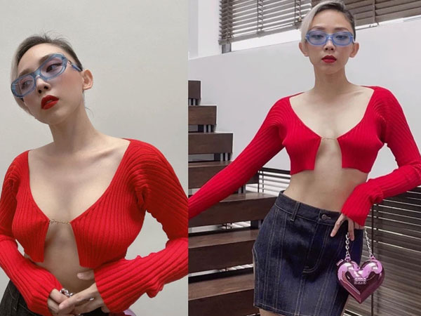 Tóc Tiên mặc trang phục táo bạo, khoe vóc dáng nỏng bỏng