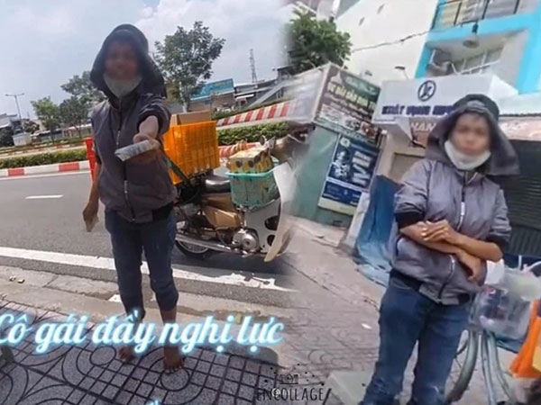 'Lâm Ống Húc' năn nỉ hết hơi nhưng cô gái bán hàng rong quyết không nhận bánh, khẩu trang cùng 500k hỗ trợ, câu nói sau cùng gây bất ngờ