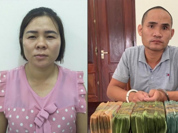 Bắt cặp vợ chồng 'cho vay lãi nặng' ở Nghệ An