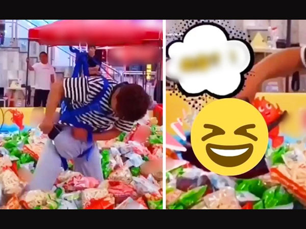 Chơi gắp bim bim mang bảo bối theo để 'gian lận', chàng trai nhận cái kết trái ngang khiến dân tình hả hê: Tham thì thâm thôi!