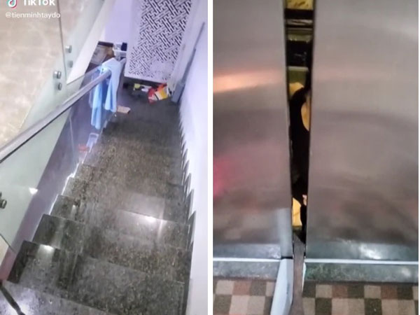 Người đàn ông đăng clip cảnh mẹ bị kẹt trong thang máy của gia đình, dân mạng bình luận 'hoá ra nhà giàu có tiền xây thang máy cũng không hẳn sung sướng'