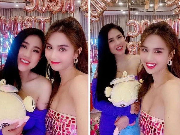 Chị gái ngực khủng của Ngọc Trinh khoe ảnh hội ngộ, có đủ sức lấn lướt 'nữ hoàng nội y' trong 1 khung hình?