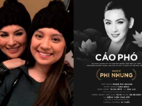 Con gái ruột công bố cáo phó của ca sĩ Phi Nhung