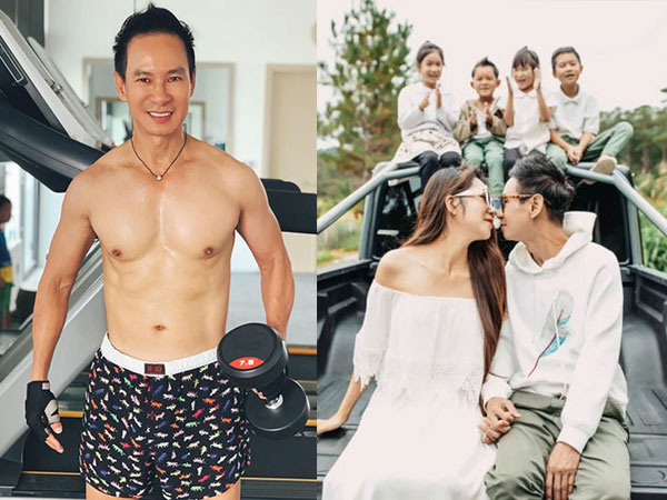 Cùng tuổi với Hoài Linh, Lý Hải gây bất ngờ ở ngưỡng 53: Body chuẩn, đông con, hạnh phúc giàu có nhất nhì Vbiz