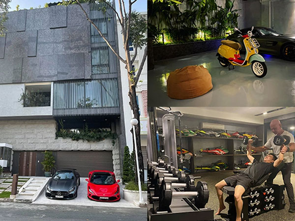 Cận cảnh biệt thự bề thế, sang trọng từng ngóc ngách của Cường Đô La - Đàm Thu Trang