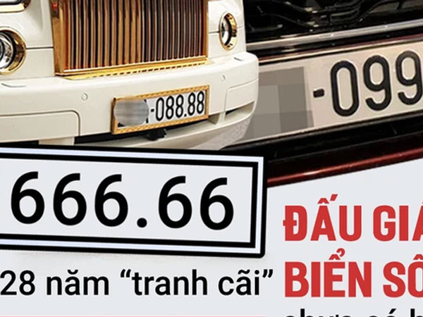 Đấu giá biển số xe - hơn hai thập kỷ tranh cãi với 5 lần đề xuất chưa có hồi kết chỉ vì một lý do