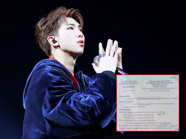Câu nói của trưởng nhóm BTS vào đề thi Văn chọn HSG, đọc mà truyền cảm hứng quá, bảo sao thí sinh không lia lịa viết