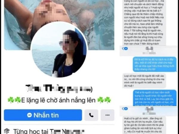 Nực cười tiểu tam nhắn tin chửi vợ của người tình vô học, đáng nói là câu trả lời: 'Ai là người có học nằm dưới bụng chồng người khác?'