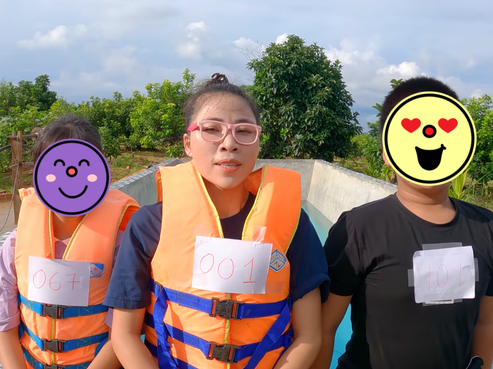 Thơ Nguyễn lên sóng video đu theo Squid Game, gây hoảng hồn với tiếng súng đùng đùng xuyên suốt
