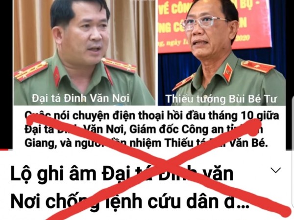 Xác định chủ mưu vụ cắt ghép clip ghi âm Đại tá Đinh Văn Nơi