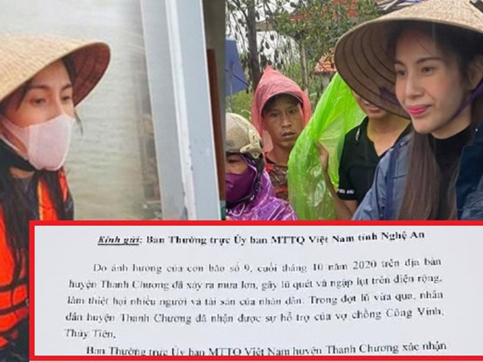 Chính quyền Nghệ An lên tiếng việc Thủy Tiên trao tiền cứu trợ: 'Chúng tôi đang làm việc với cơ quan chức năng'
