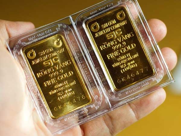 Giá vàng SJC cao nhất gần 57,9 triệu đồng/ lượng