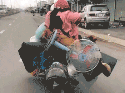 Về quê tránh dịch, cặp vợ chồng bất chấp nguy hiểm chở đồ đạc kín xe và bất ngờ nhất là không quên 5 'người bạn trung thành' này!