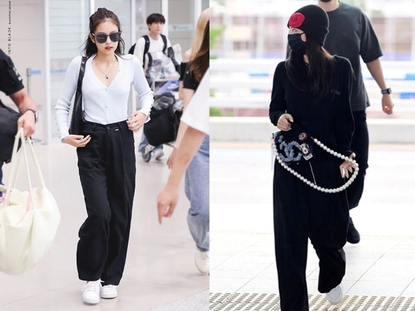 Jennie sắm đồ đơn giản hơn bạn nghĩ, chỉ mua quần đen ống rộng mà phối được hẳn 8891 bộ đồ