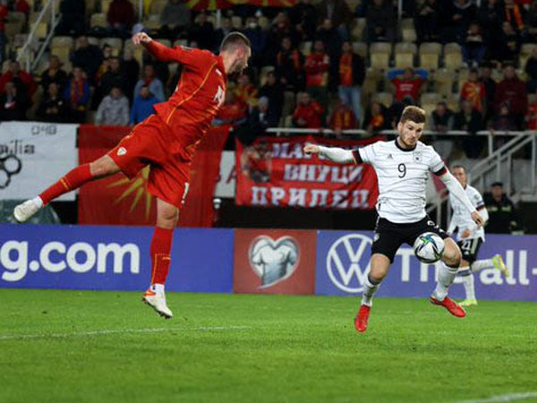 Werner lập cú đúp, Đức giành vé đầu tiên dự World Cup 2022