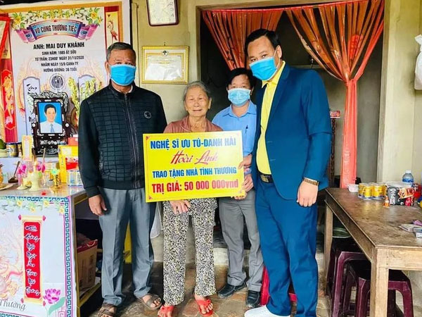 Quảng Nam báo cáo Công an TP.HCM về việc nghệ sĩ Hoài Linh làm từ thiện