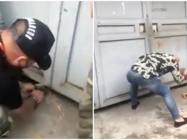 Công an vào cuộc vụ nhóm người xăm trổ cắt, phá cửa nhà dân đe dọa, người phụ nữ gào thét bất lực