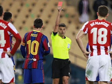 Messi không xứng đáng giành Quả bóng Vàng 2021 vì đã nhận thẻ đỏ