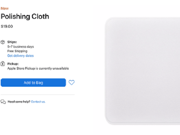 Apple ra mắt miếng giẻ lau, giá gần 500.000 đồng