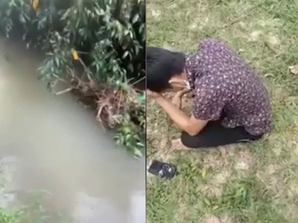 Hiện trường nơi tìm thấy thi thể bé trai 2 tuổi mất tích ở Bình Dương: Người thân suy sụp, ngồi bệt xuống đất bật khóc