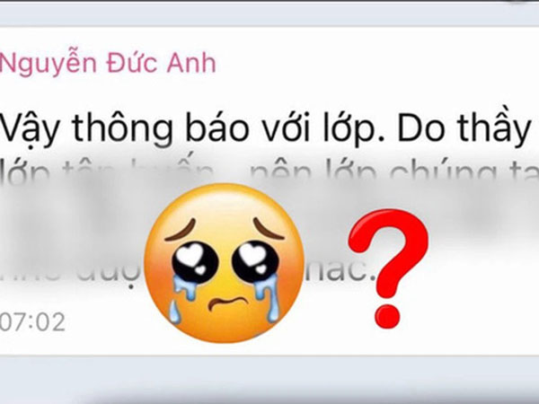 7h sáng giáo viên đột ngột thông báo có việc gấp, học trò đọc dòng tiếp theo mà muốn xỉu ngang: Thầy 'ác' với tụi em quá!